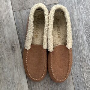 Rothy's Women's Tan Slippers with Cream Lining